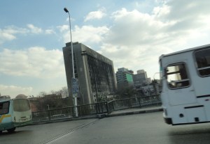 Ministry of INterior Building along banks of Nile in Cairo Egypt