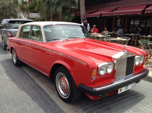 Ferrari Red Rolls Royce