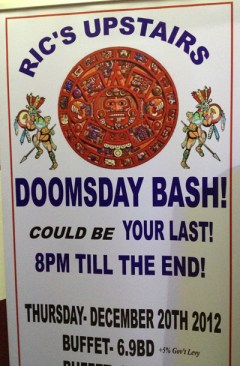 Ric's Country Kitchen Doomsday Bash